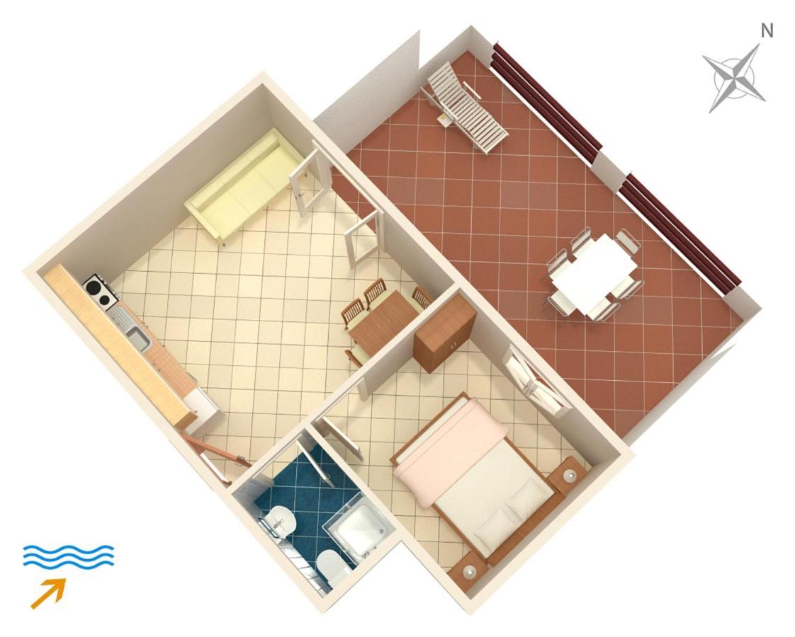 Apartment Tri Zala 174B Zrnovo Eksteriør billede